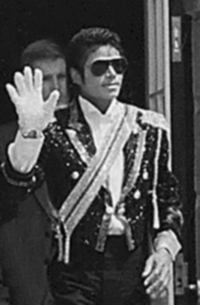 Weltarmist Michael Jackson in Gardeuniform (ca. 1984)